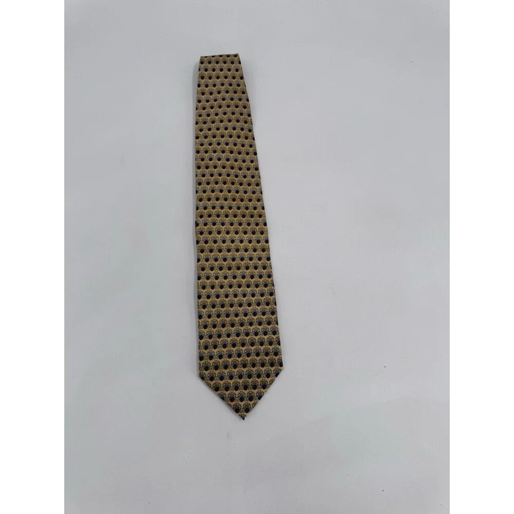 VINTAGE Di  Moggio Tie 100% Silk Korea Made Necktie Business GEOMETRIC